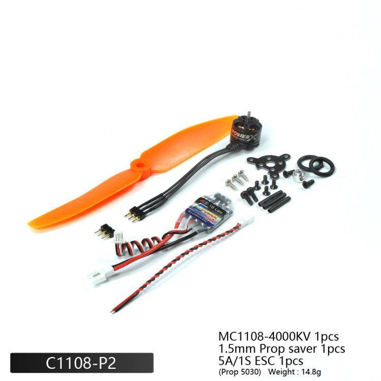 Remote Control Model Aircraft Motor Toy Fixed Wing Parts MC1108 4000KV Motor Accessories