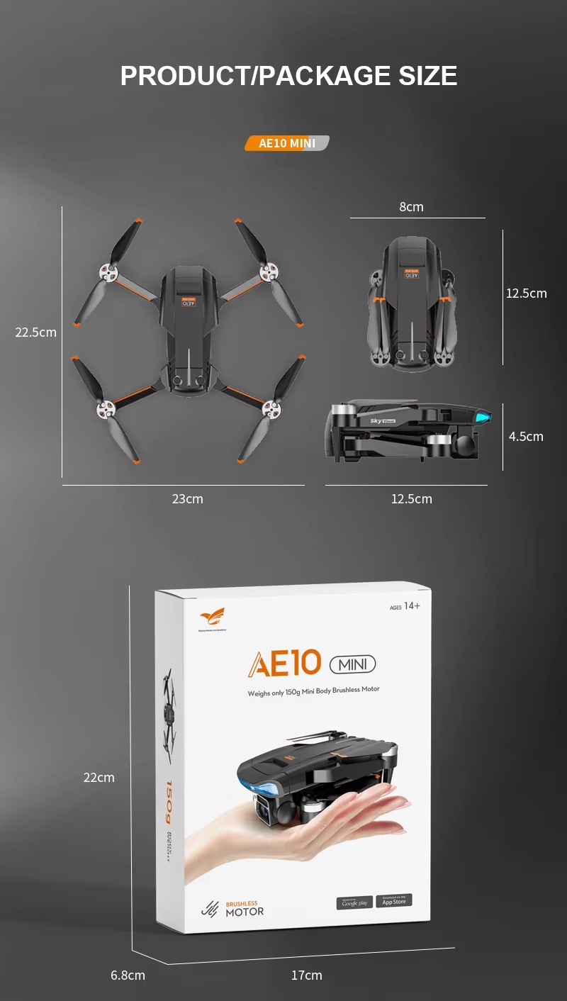 New Professional UAV with Mini Fuselage Gps Optical Flow Dual Positioning Headless Mode 50x Zoom Wifi Fpv Drone 8k Quadcopter