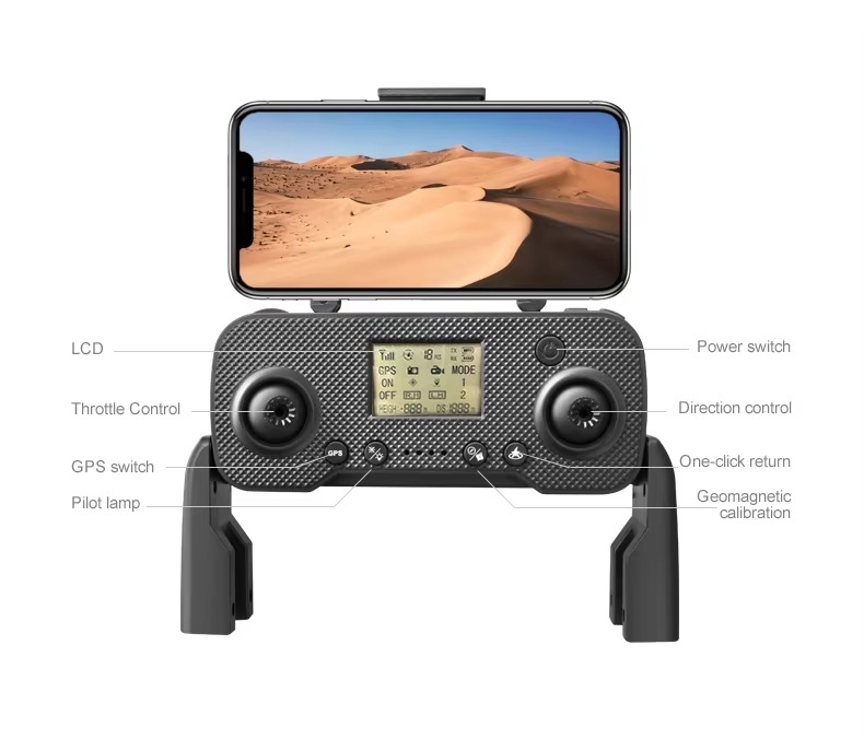 LU20 GPS Optical Flow Positioning  Drone Gesture Video 5g Wifi Fpv Racing Drone UAV Radio Hobby Drone