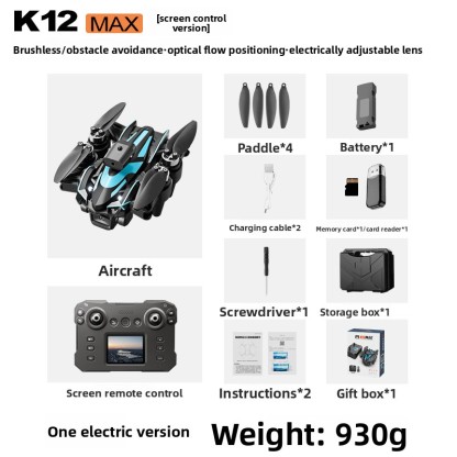 K12Max with Screen Display Remote Control Drone