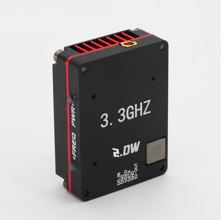 3.3G 2W VTX Transmitter Image Transmission Long-Distance High-Power Drone