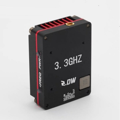 3.3G 2W VTX Transmitter Image Transmission Long-Distance High-Power Drone