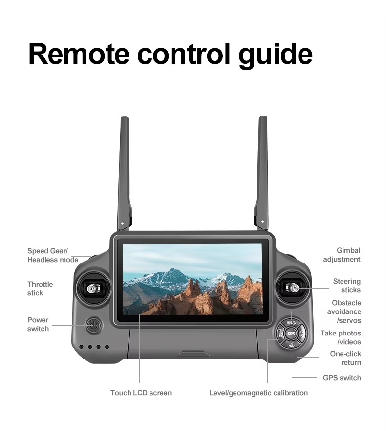 A25 Pro 4K Night Vision Brushless Laser Obstacle Avoidance Drone 5G Wifi FPV Built-in Map 6KM Range Dancing Camera Plastic