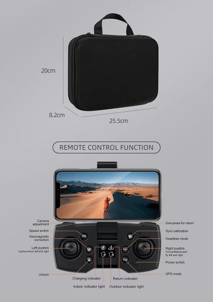 H5 360 Degree Obstacle Avoidance Optical Flow Smart Follow Me Drone 8k Camera Esc Gps Drone Professional 5g Wifi Fpv Drone UAV