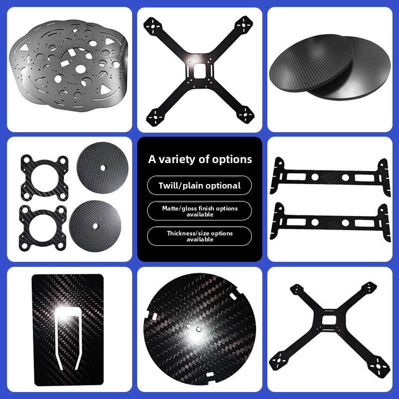 3K Carbon Fiber Drone Frame FPV Quadcopter Long Endurance Shooting Carbon Fiber Board Drone Mount