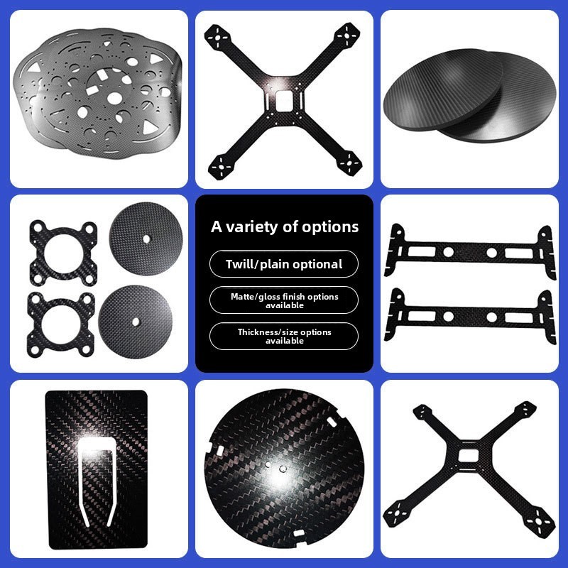 3K Carbon Fiber Drone Frame FPV Quadcopter Long Endurance Shooting Carbon Fiber Board Drone Mount