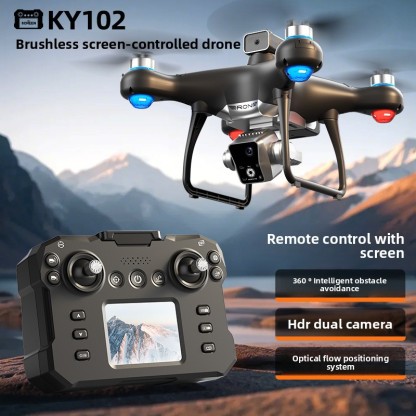KY102 Brushless Drone with Screen Remote Control