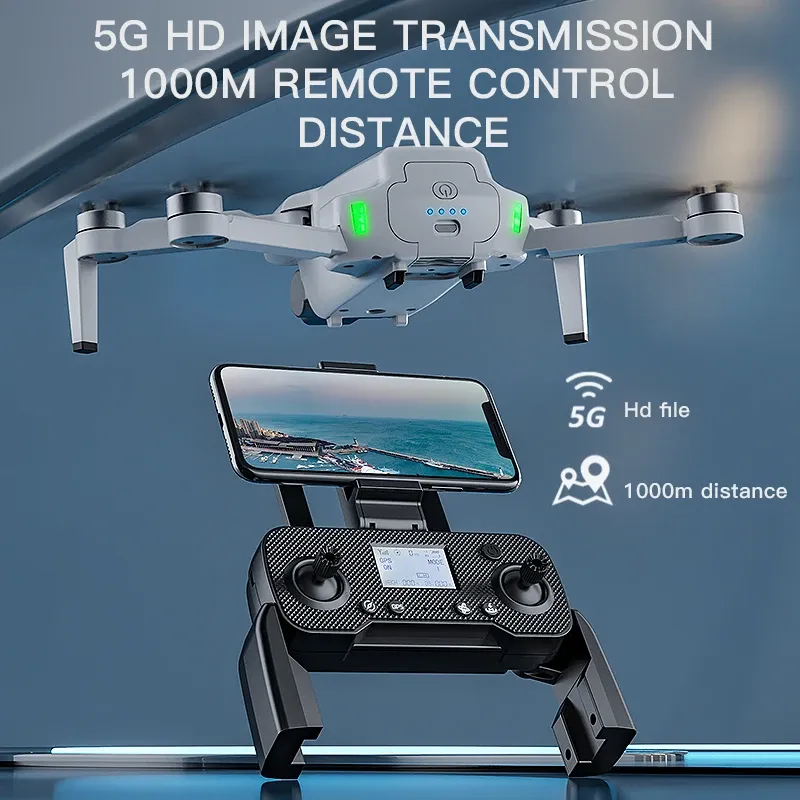 F1S hd Aerial Photography Drone Brushless Motor Optical Flow Positioning 5g Wifi Fpv Gesture Video Cheap Gps Drone 2km Distance