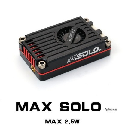 FPV MAX SOLO Figure Transmission CNC Shell 2.5W High Power FPV Crossing Machine Fixed Wing Sailing 1.6W