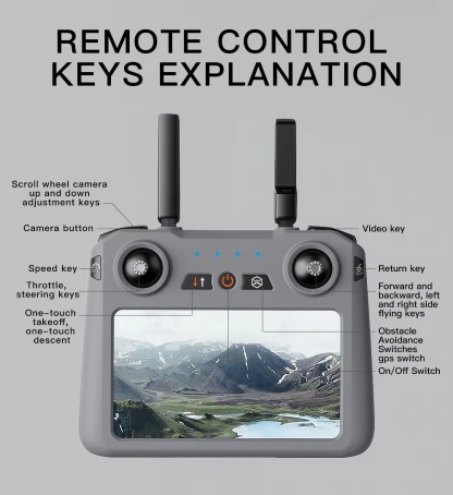 019 Gps Drone with Camera 4K 3 Axis Mechanical Gimbal 360 Obstacle Avoidance 5g Wifi Fpv Uav Mapping Drone Professional