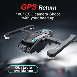 High Quality S188 Prosumer Drone 8K GPS Quadcopter with HD Camera 100M Image Transmission Remote Control Drone