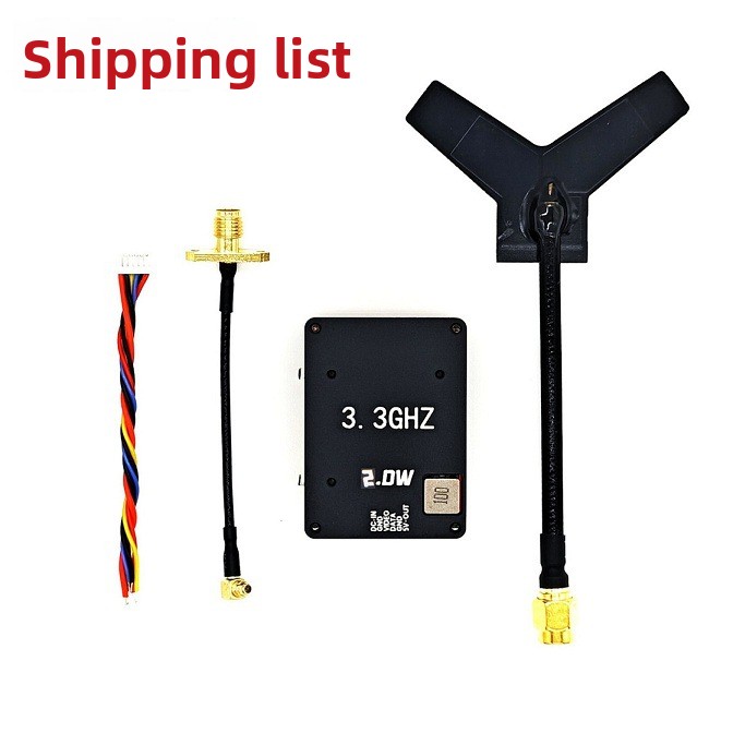 3.3G 2W VTX Transmitter Image Transmission Long-Distance High-Power Drone