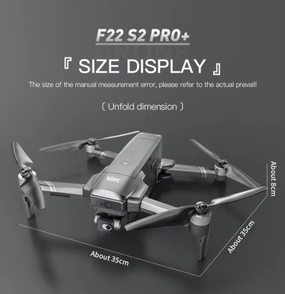 F22 S2 PRO + Smart Follow Me 6km Long Distance Drone 5g Wifi Fpv Photography Drone with 4k Camera and Gps App Found Drone