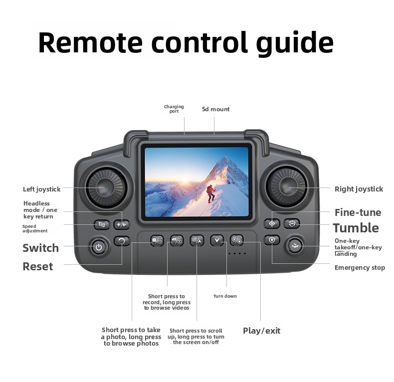 k100max Mini Aerial Photography Screen Control Drone