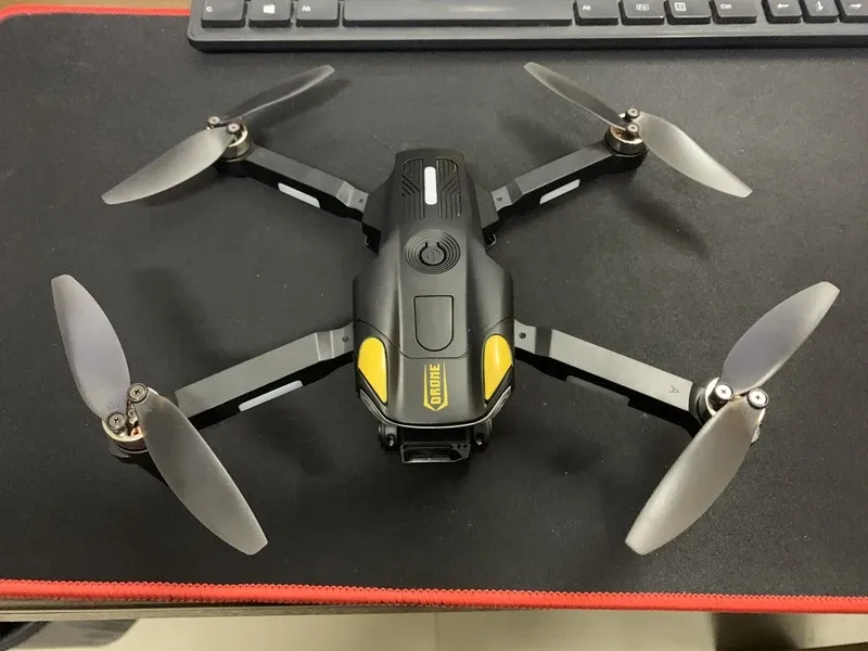 Smart GPS Outdoor Gaming Drone with LED Light & 50x Zoom Hover Features Follow Function & 4K Video-Budget Friendly Toy