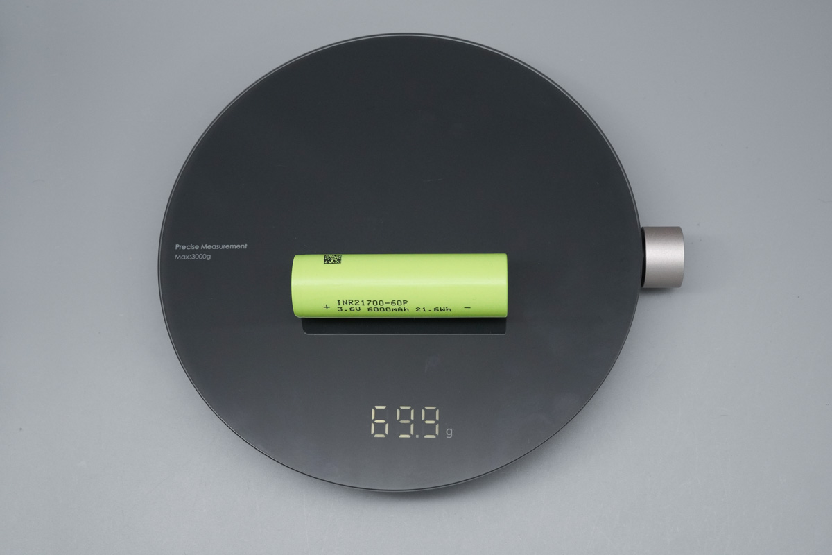 联动天翼21700-60P 3.6V 6000mAh