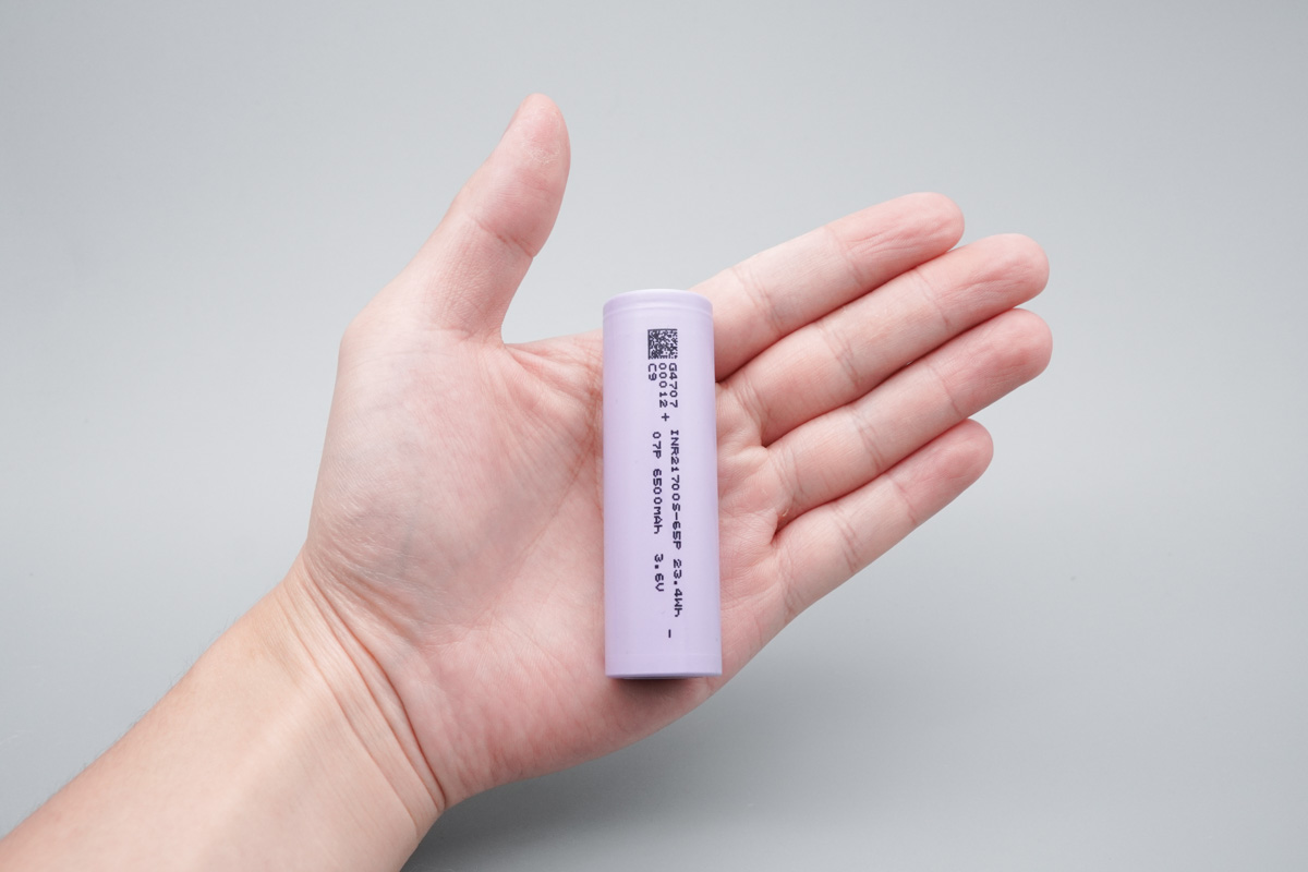 联动天翼21700-65P 3.6V 6500mAh