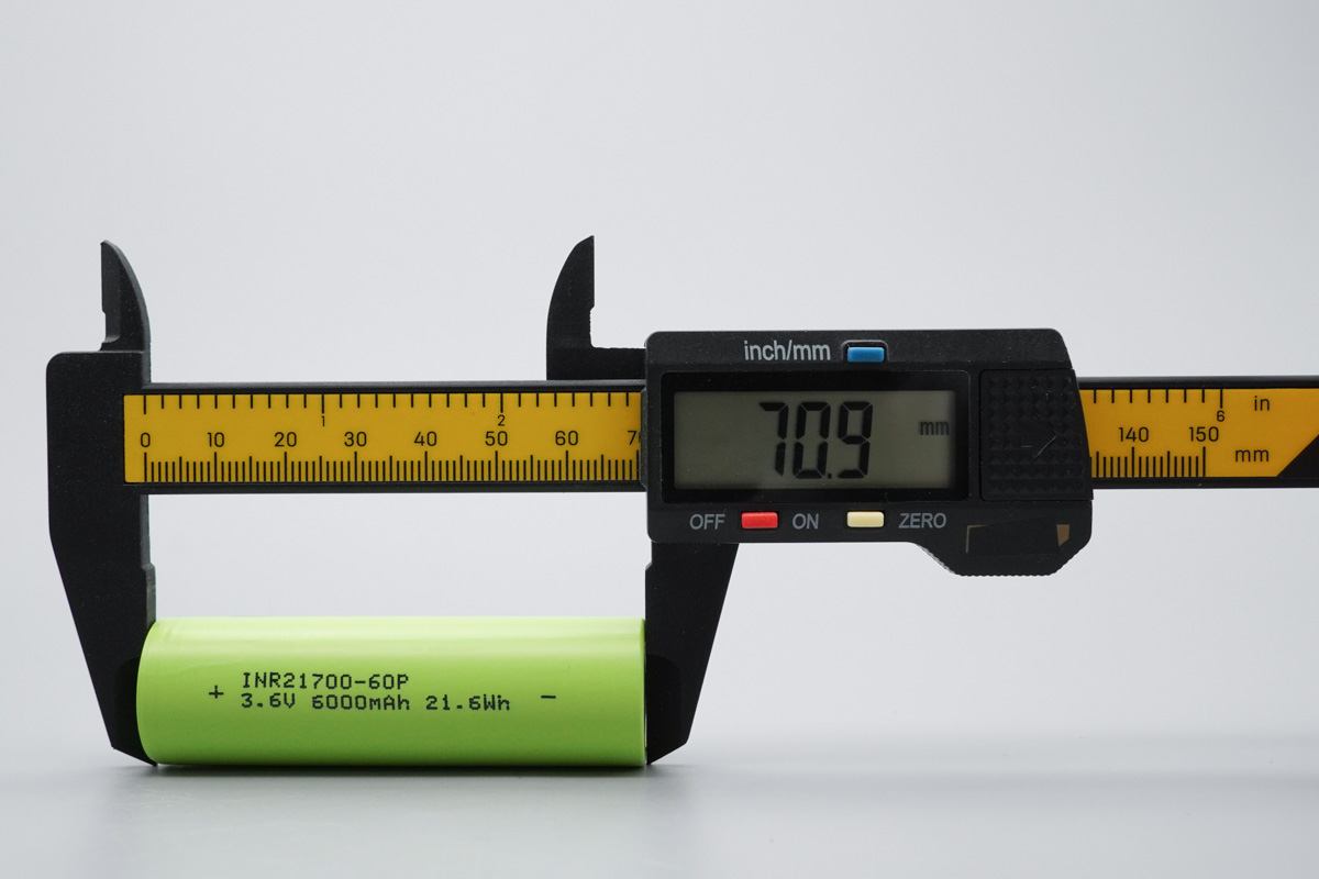 联动天翼21700-60P 3.6V 6000mAh