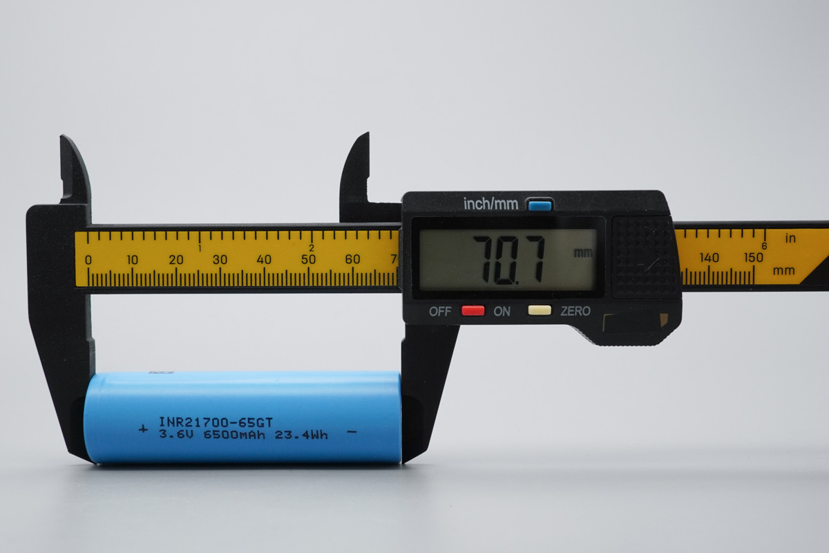 联动天翼21700-65GT电芯 3.6V 6000mAh