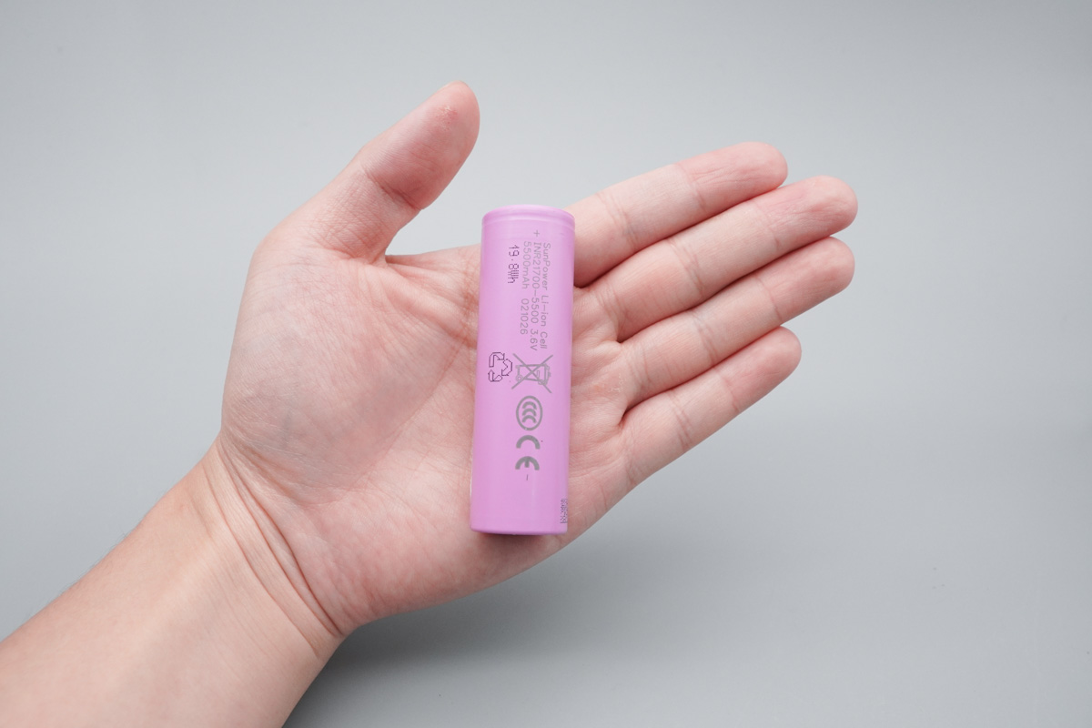 长虹三杰INR21700-5500mAh 3.6V