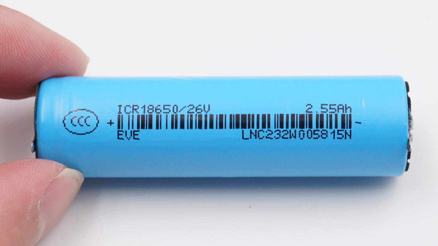 EVE亿纬锂能 ICR18650/26V 3.6V2550mAh