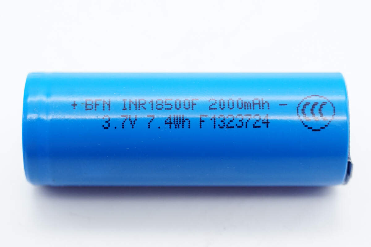BFN博富能 INR18500F 3.7V2000mAh