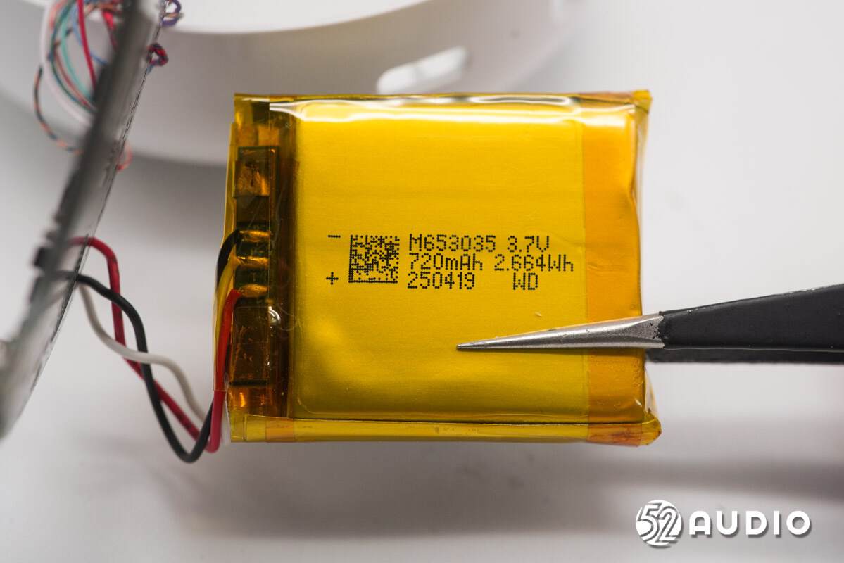 WD微电新能源 M653035 3.7V，720mAh2.664Wh 