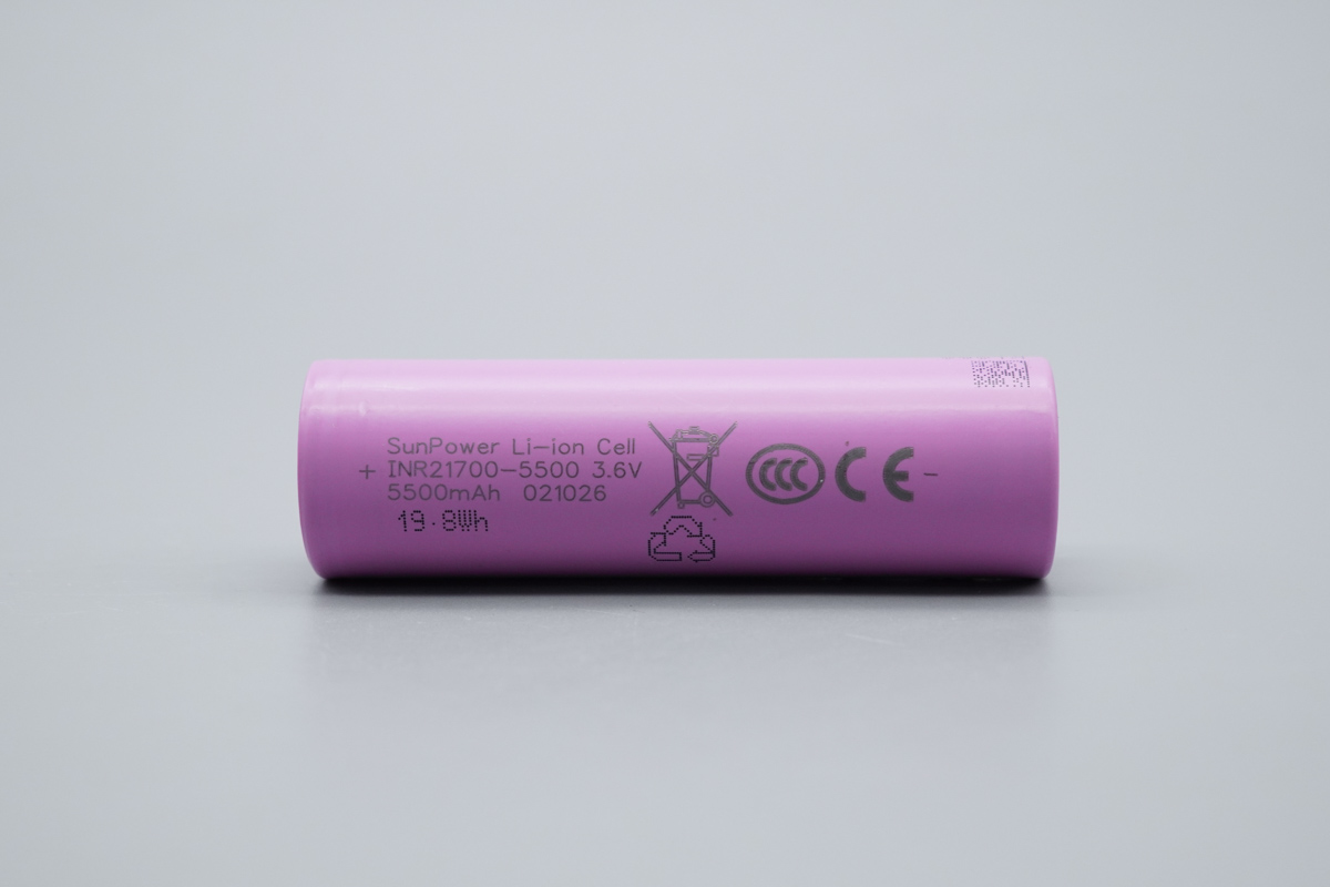 长虹三杰INR21700-5500mAh 3.6V