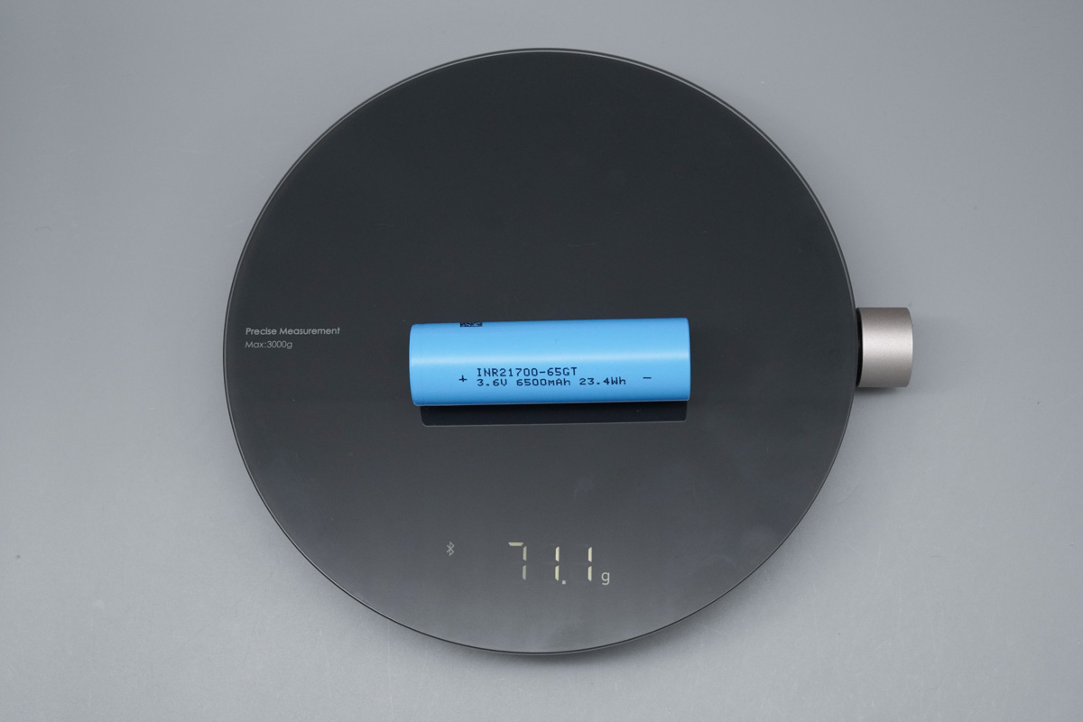 联动天翼21700-65GT电芯 3.6V 6000mAh