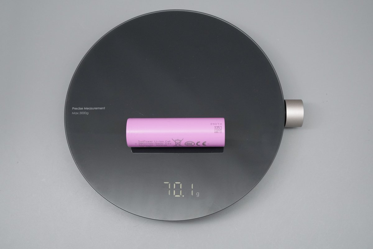 长虹三杰INR21700-5500mAh 3.6V