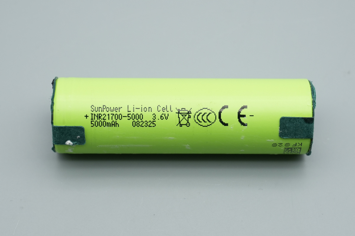 SunPower 长虹三杰 INR21700-5000 3.6V5000mAh