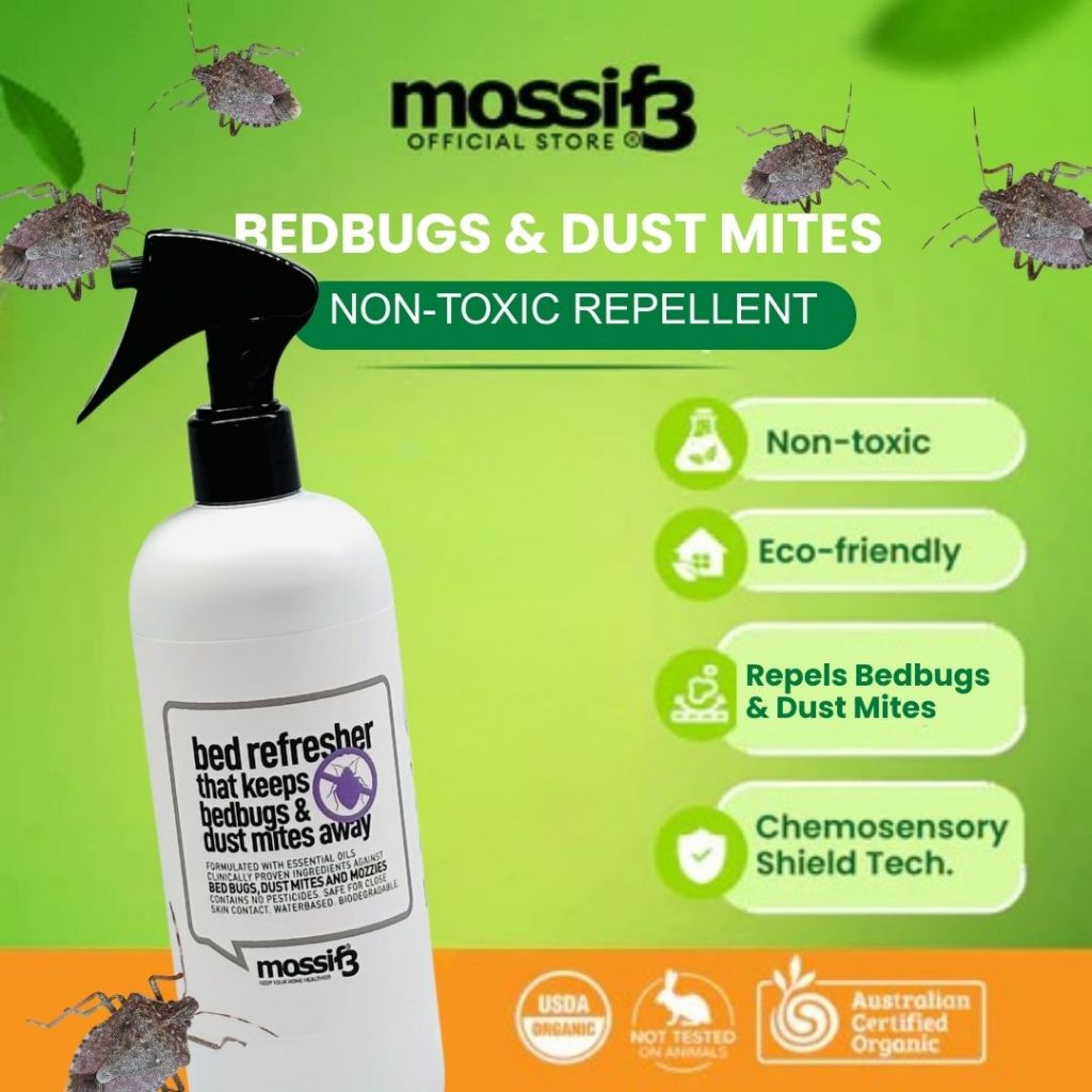 Bedbugs and Dust Mites Bed Spray Repeller Mossif3