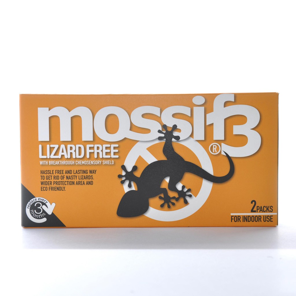 Mossif3 Lizard Repellent (Value Pack). Non Toxic, No Killing, No mess. Just Open and Place.