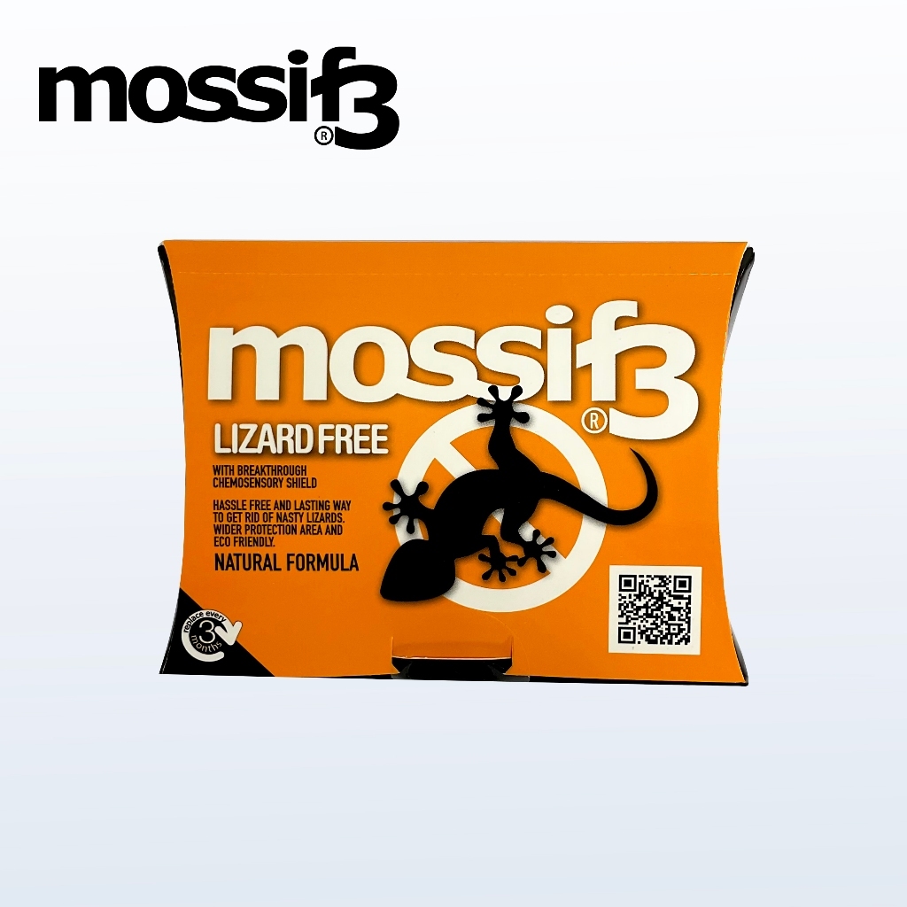 Mossif3 Lizard Repellent (Single Pack). Just Open and Place. Non Toxic, No Killing, No mess.