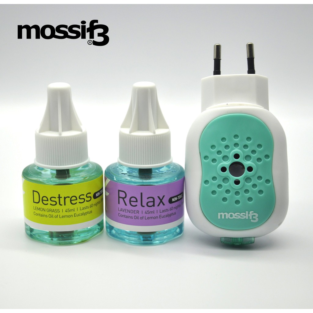 Mossif3 Non-Toxic Naturiquid VP120 Aroma Vapour Electric Mosquito Repellent