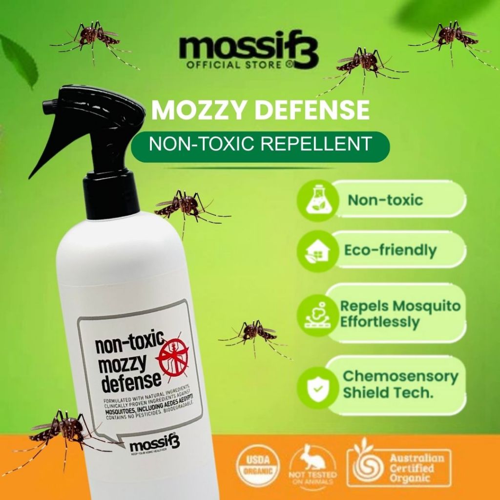 Non-toxic Mosquito Spray Repellent Mossif3