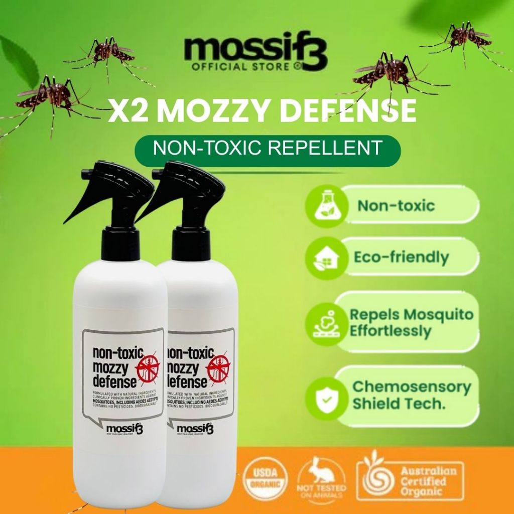 Non-toxic Mosquito Spray Repellent Mossif3