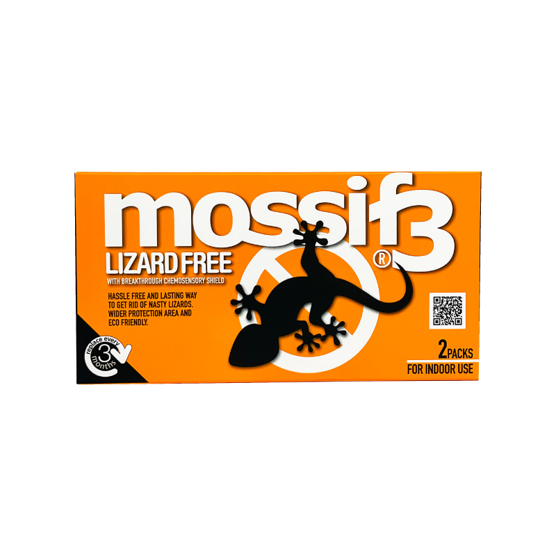 Mossif3 Lizard Repellent (Value Pack). Non Toxic, No Killing, No mess. Just Open and Place.