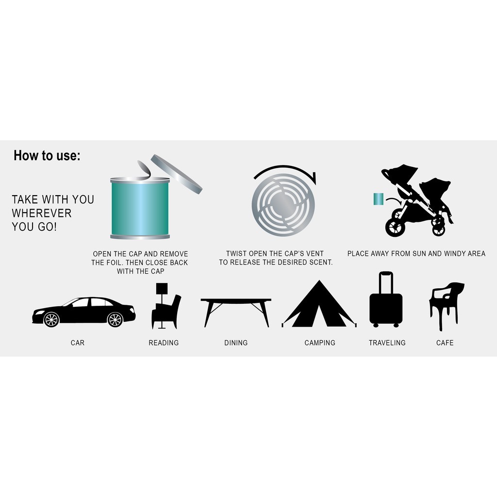 Mosquito Repellent Eucalyptus Scent Non Toxic Gel (TWIN PACK)