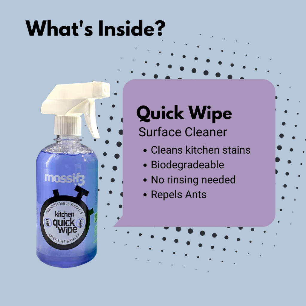 (STARTER KIT) Mossif3 3in1 Repellent Set Ant Lizard Mosquito Non Toxic, Repel Home Pests