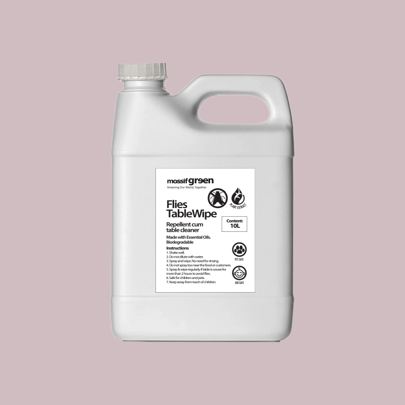 MossifGreen Flies Table Wipe