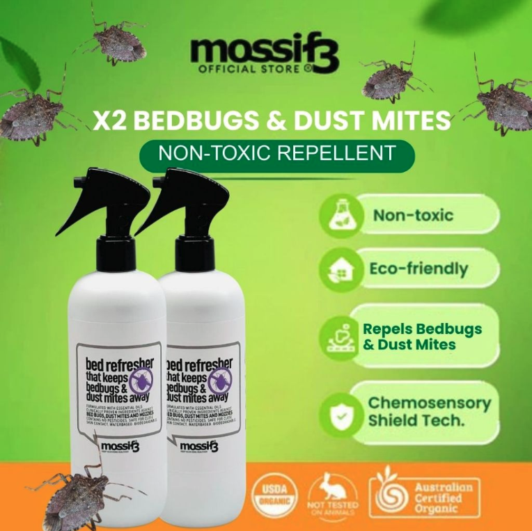 Bedbugs and Dust Mites Bed Spray Repeller Mossif3