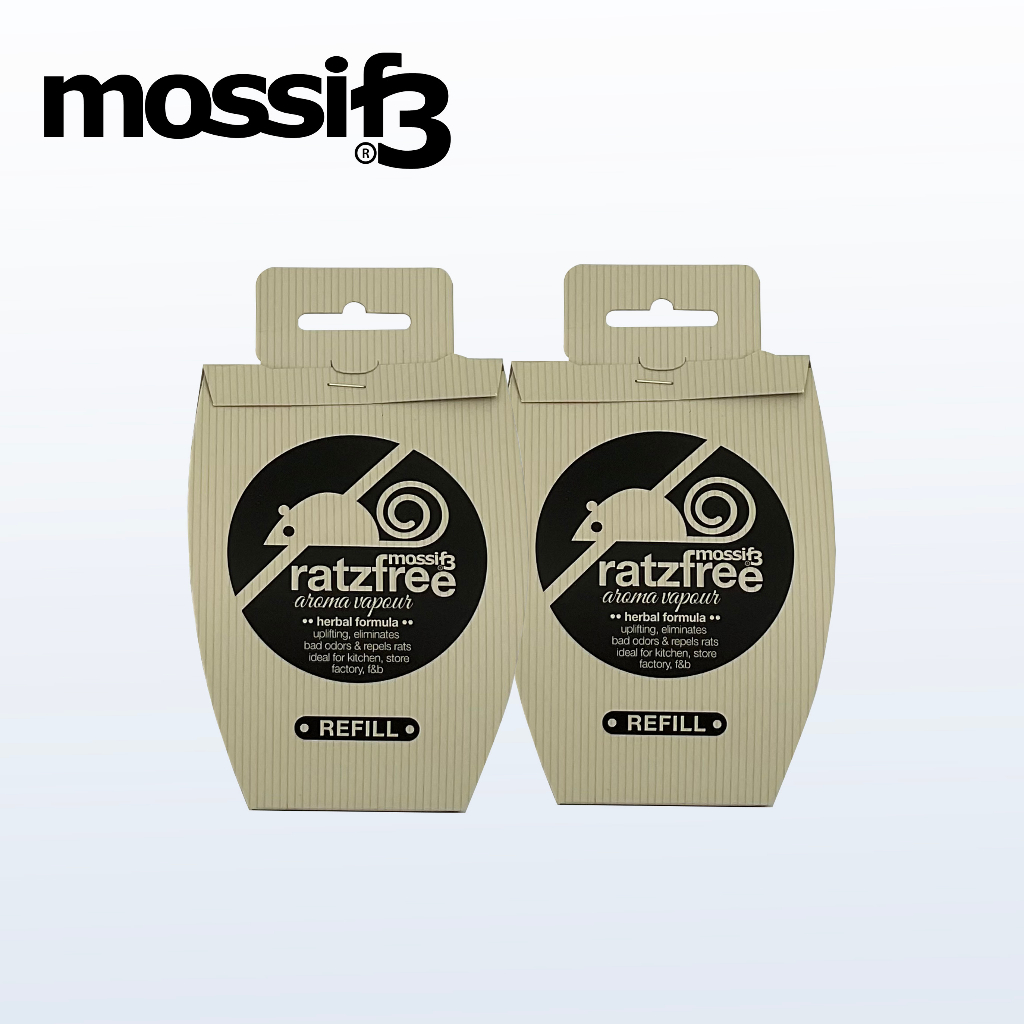 (Non Toxic) Mossif3 Ratzfree Vapor Aroma with heater, Rat Repellent Liquid, Anti Rat Mouse Safe Home