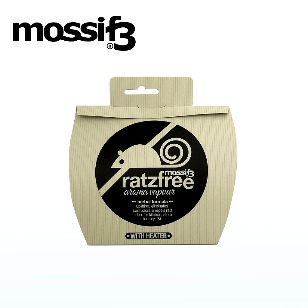 (Non Toxic) Mossif3 Ratzfree Vapor Aroma with heater, Rat Repellent Liquid, Anti Rat Mouse Safe Home