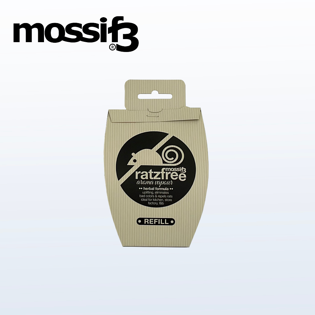 (Non Toxic) Mossif3 Ratzfree Vapor Aroma with heater, Rat Repellent Liquid, Anti Rat Mouse Safe Home