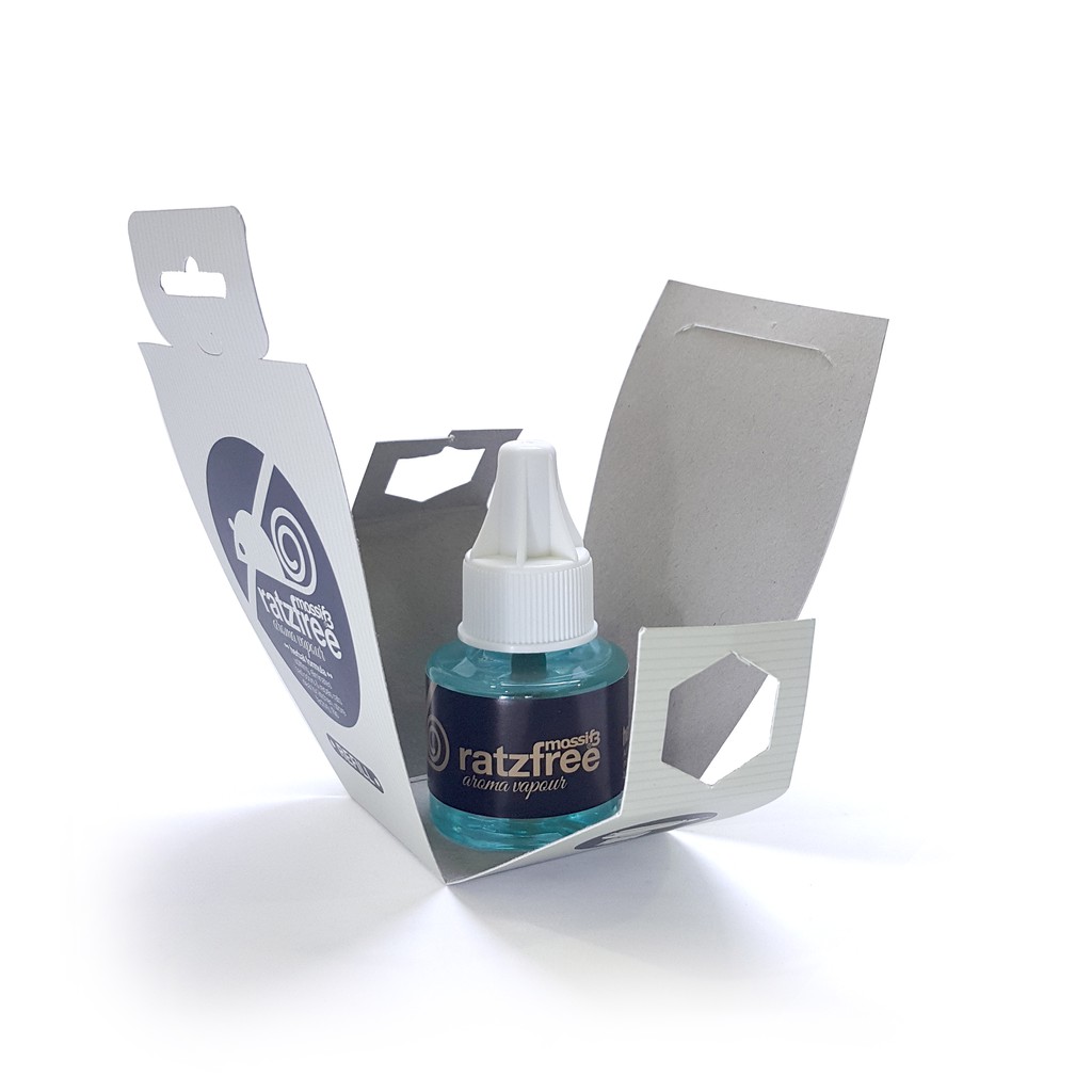 (Non Toxic) Mossif3 Ratzfree Liquid Refill Mouse Rat Repellent Natural Lemon, Use Vapor Aroma to Repel Rats