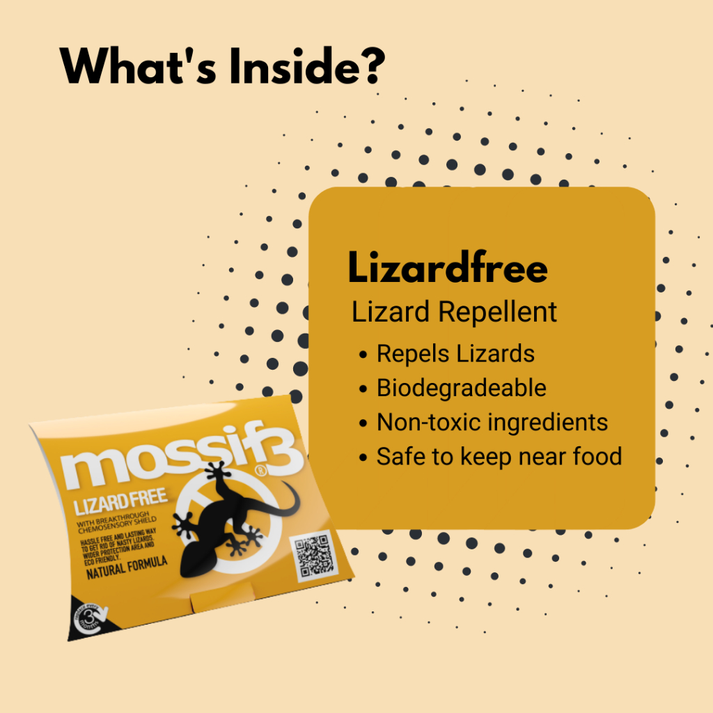 (STARTER KIT) Mossif3 3in1 Repellent Set Ant Lizard Mosquito Non Toxic, Repel Home Pests