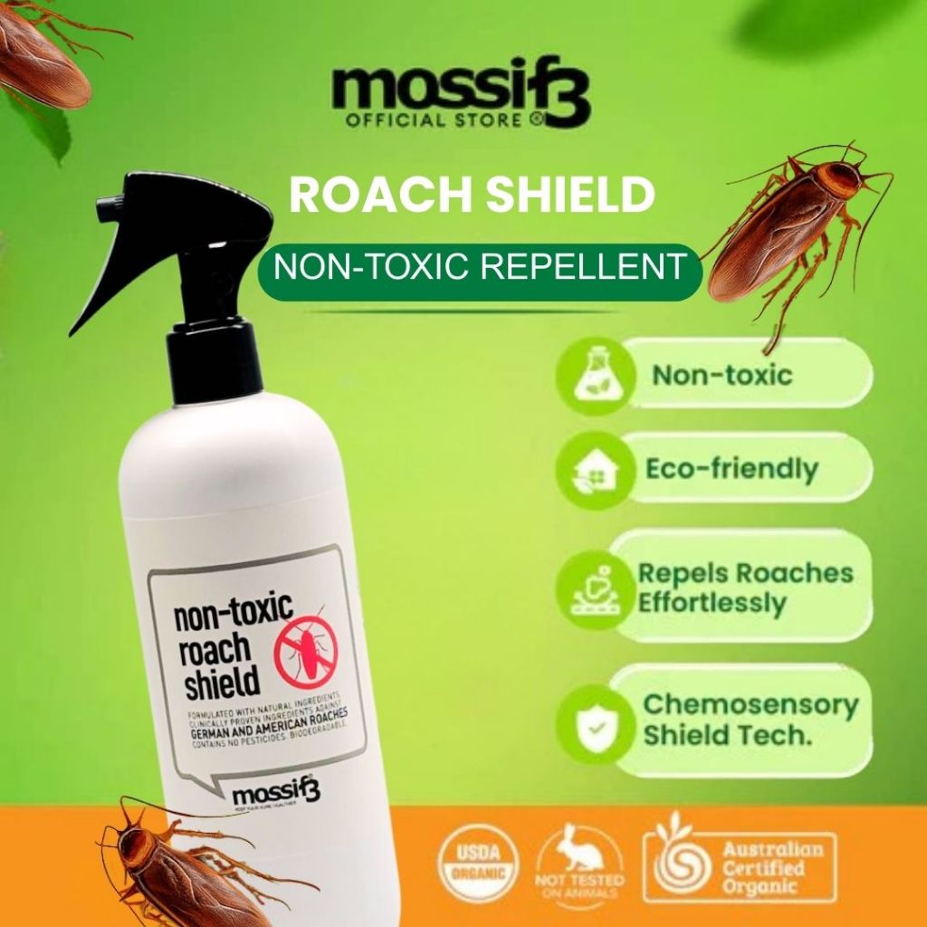 Non-toxic Roach Repeller Spray Mossif3