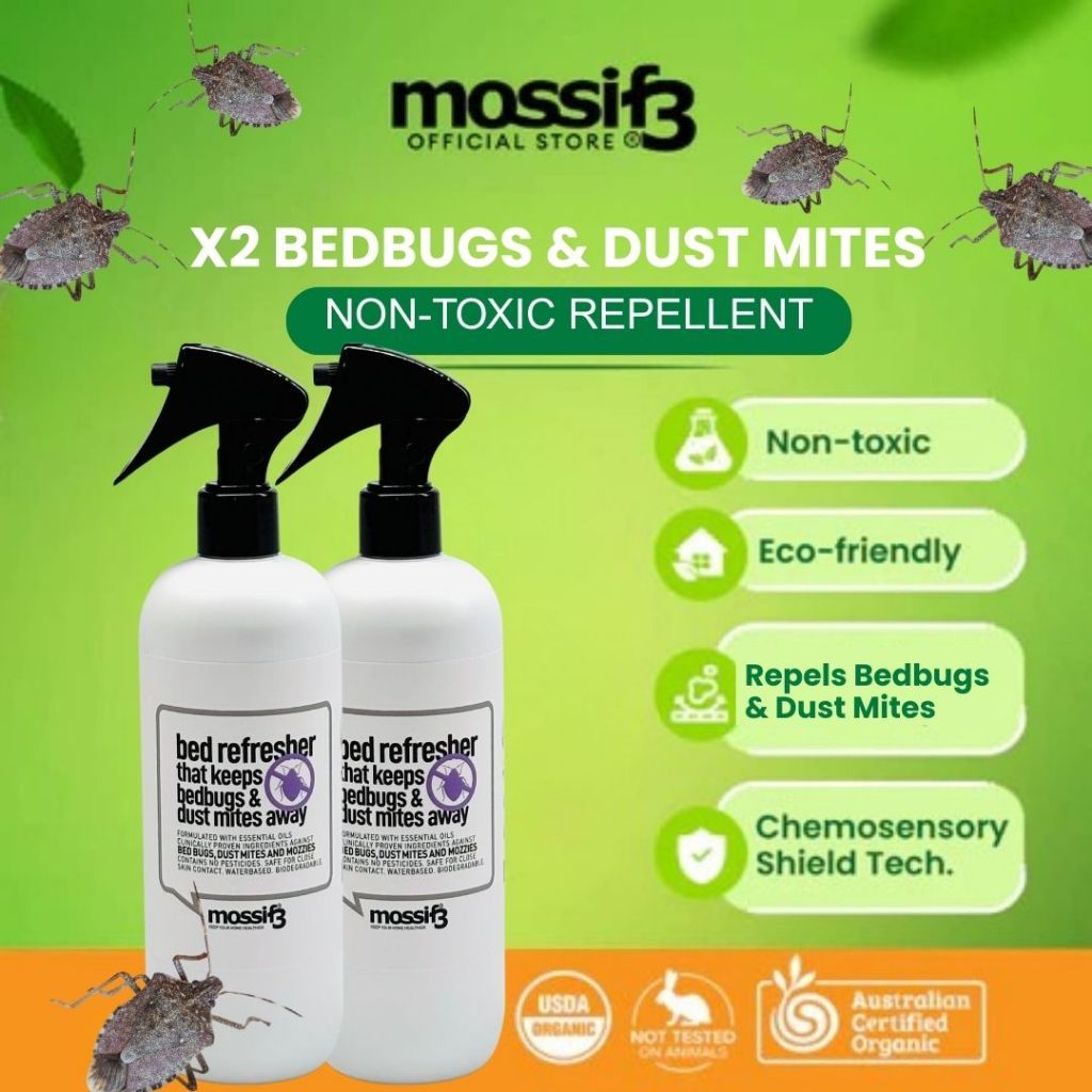 Bedbugs and Dust Mites Bed Spray Repeller Mossif3