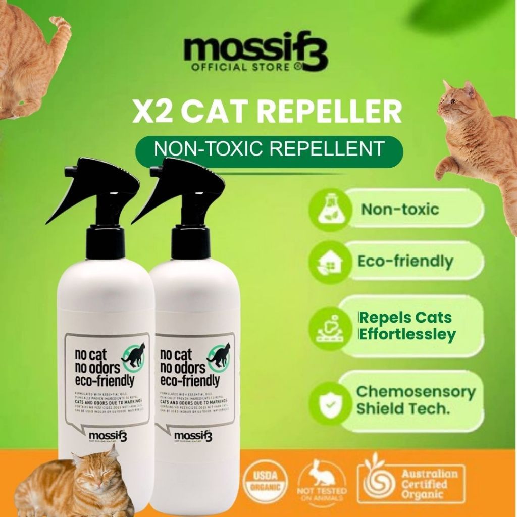 Non-toxic Cat Repellent Mossif3